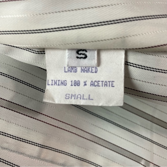 Poleci Lamb Leather Long Fitted Fully Lined Trench Coat Black Size S - Picture 8 of 13